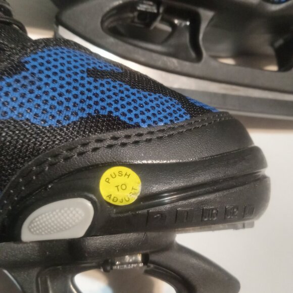 K2 Marlee Youth Ice Skates Adjustable Size Y11-2 Blue/Black - Picture 4 of 5